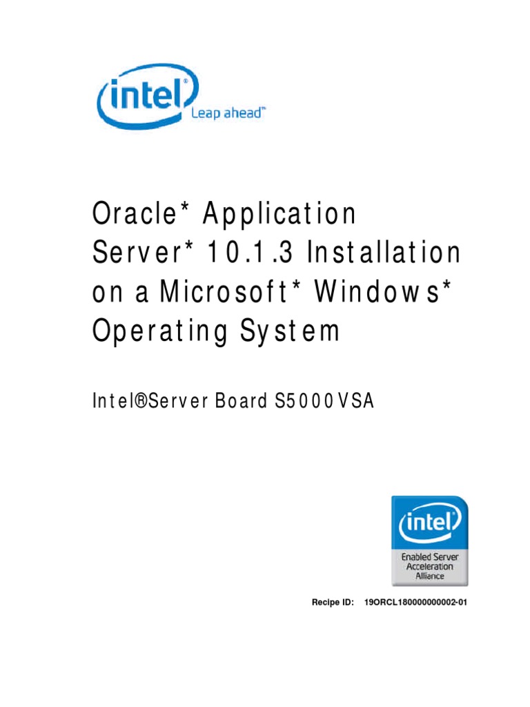 Install App Server (V10.1.3) | PDF | Operating System | Microsoft Windows