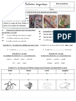 Evaluation Diagnostique Français 4aep