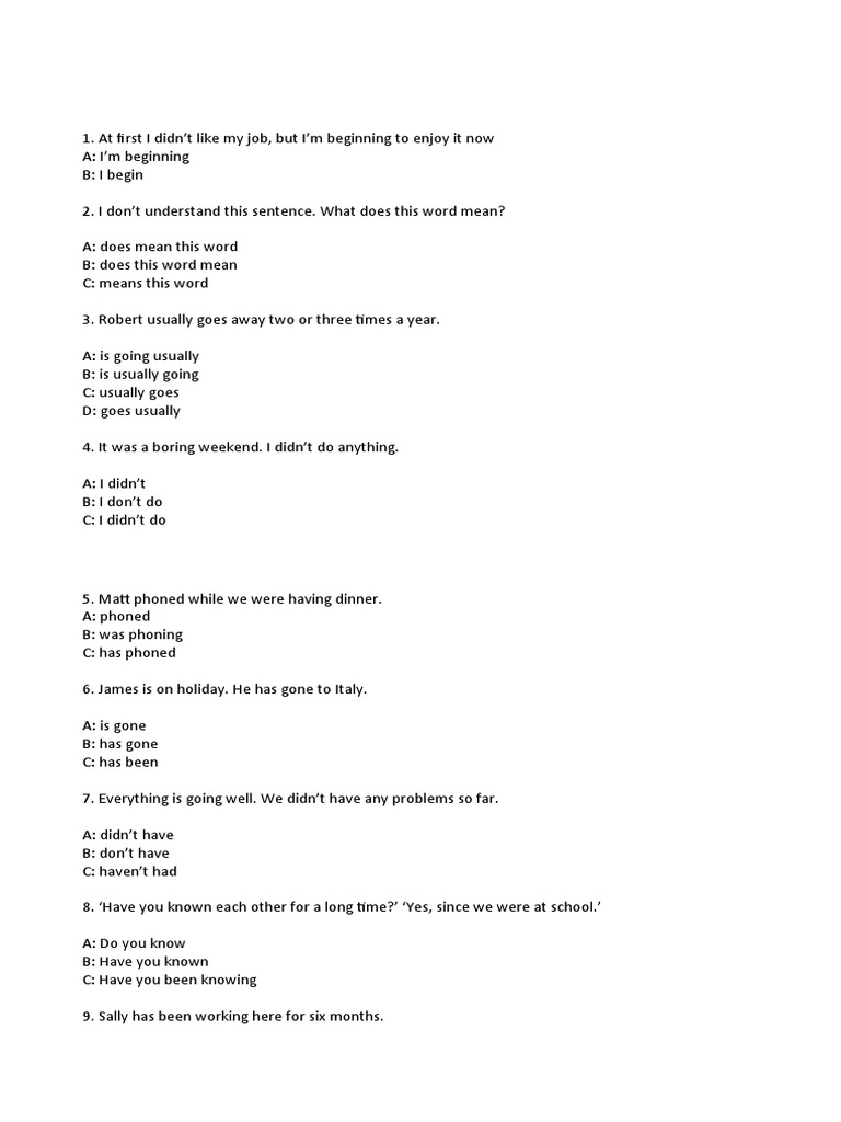 English Grammar Practice Exercises | PDF | Language Arts & Discipline