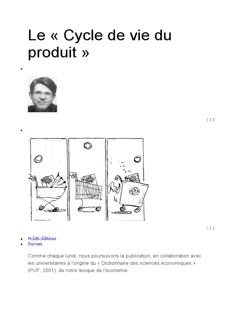 Cycle de Vie PDF