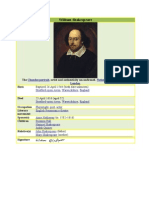 William Shakespeare - Biodata