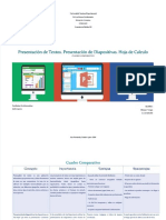 Cuadro Comparativo Procesador de Textos Presentacion de Diapositivas y Hoja de Calculo - Compress