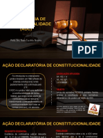 AÇÃO DECLARATÓRIA DE CONSTITUCIONALIDADE (ADC)