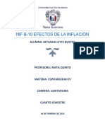 NIF B-10 Efectos de La Inflación