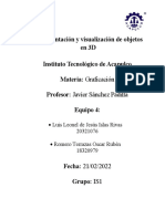 U3 Informe - Representación y Visualización de Objetos en 3D (Actualizado)