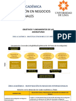 Lineamientos de Investigación