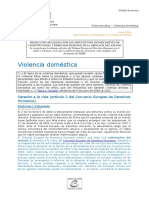 Violencia doméstica y protección de víctimas en el TEDH