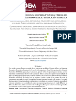 Conocimiento Emocional, Complejidad Vivencial y Resiliencia Matemática