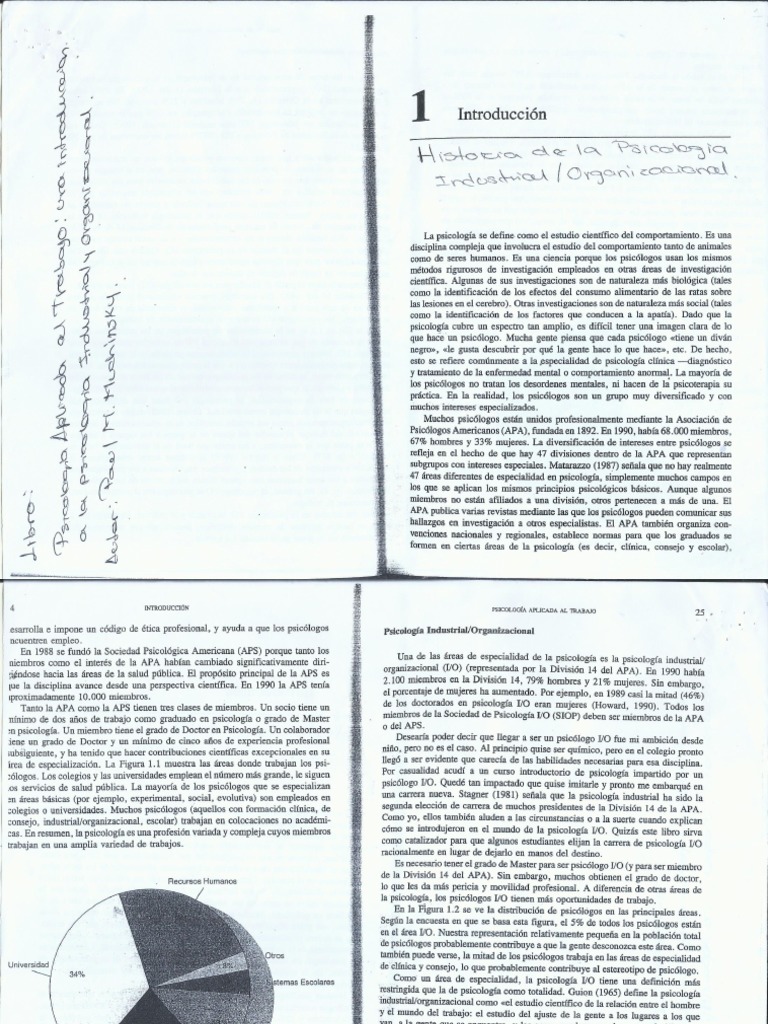 Lectura 1 Historia de La Psicología PDF