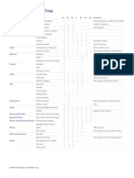 JM Refining Material Matrix