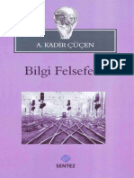 A Kadir Çüçen Bilgi Felsefesi Sentez Yayınları