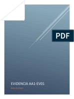 Evidencia Base de Datos. AA1-EV01