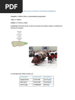 Ficha de Recursos Turísticos Asturias