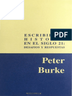 Peter Burke Escribiendo Historia en El S