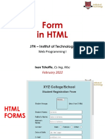 5 Form in HTML