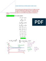 Ecuaciones diferenciales de primer orden y aplicaciones