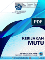 Kebijakan Mutu 2020