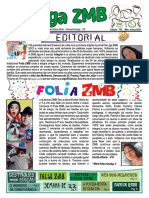 Jornal Escolar ZMB destaca Mês das Mulheres e Folia da Escola