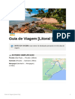 roteiro de viagem - litoral sul de SP