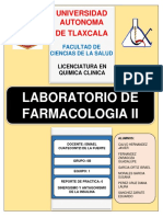 Lab. Farmacologia Ii (Prac. Sinergismo y Antagonismo de La Insulina)