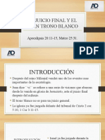 El Juicio Final Del Gran Trono Blanco