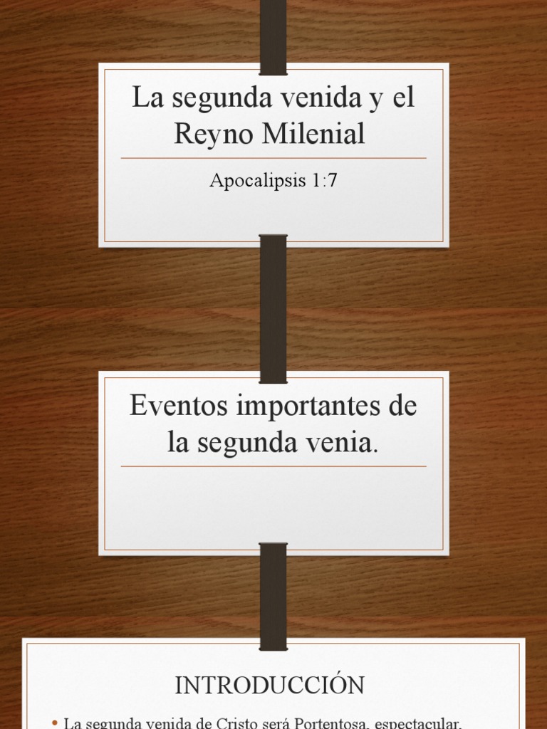Segunda Venida de Cristo y Reino Milenial | PDF | Armagedón | Gran ...
