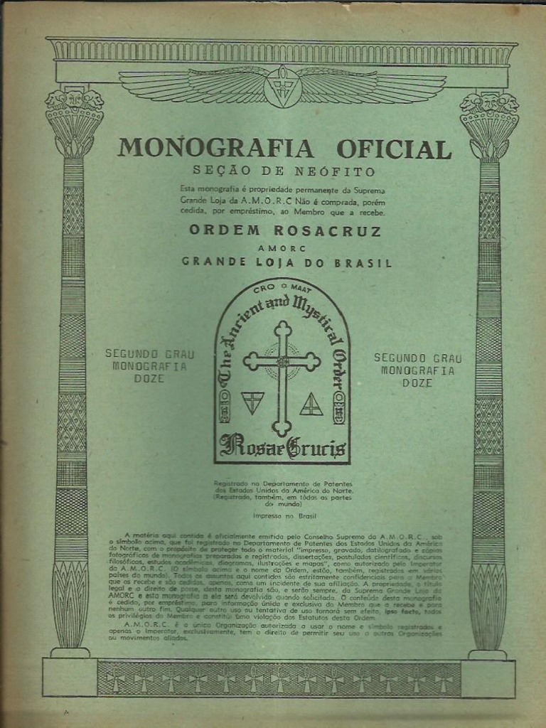 Seção de Neófito - Primeiro Grau Monografia Doze | PDF