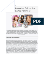 01 - Os Ensinamentos Inúteis Das Revistas Femininas