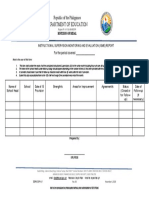 Is Monitoring and Evaluation Report Form