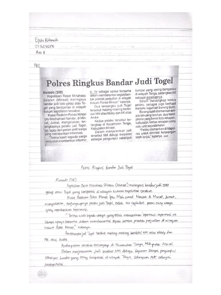 EfidaRahmah 2216011056 EYDPBI | PDF