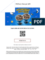 2 Mcflurry Oreo Por $59: M3087Afaa