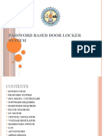 Password Based Door Locker System