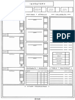 The New + Improved 5e Character Sheet - Minimal Style - Inventory Page