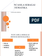 Pancasila Sebagai Sistematika