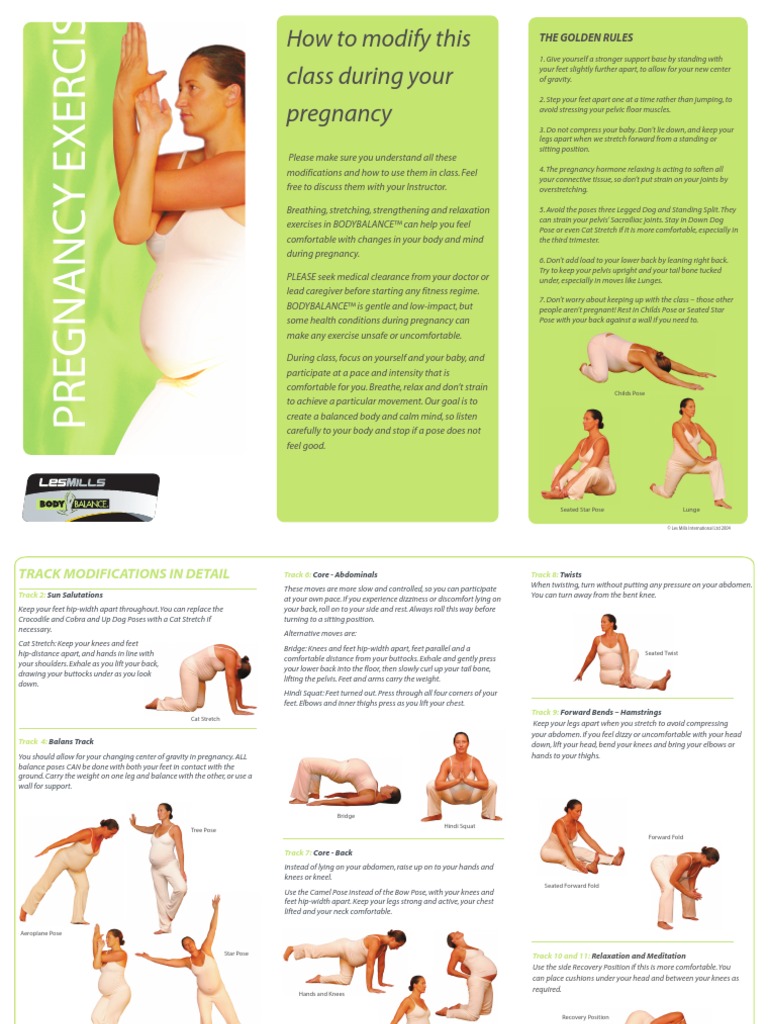 Pregnancy Excercice | PDF | Pelvis | Pregnancy