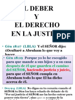 El Deber y El Derecho Con Justicia