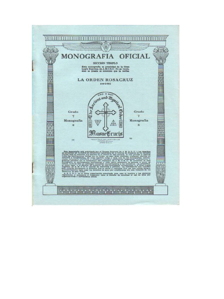 AMORC (Old) - Grado 7 Monografia 8 | PDF