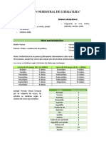 Examen Semestral de Literatura