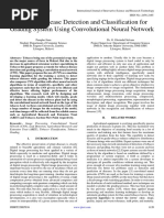 Tobacco Disease Detection and Classification For Grading System Using Convolutional Neural Network