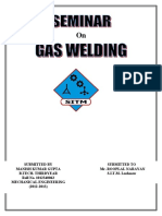 Seminar Report On Gas Welding