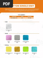 Katalog Warna Kain Knitto | PDF | Textiles