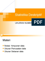 Ukuran Numerik Data Tunggal