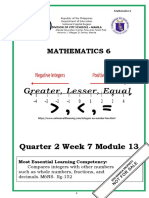 Comparing Integers: Understanding Which Numbers Are Greater or Lesser