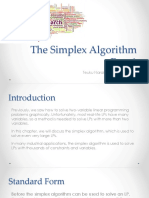 W3 - The Simplex Algorithm