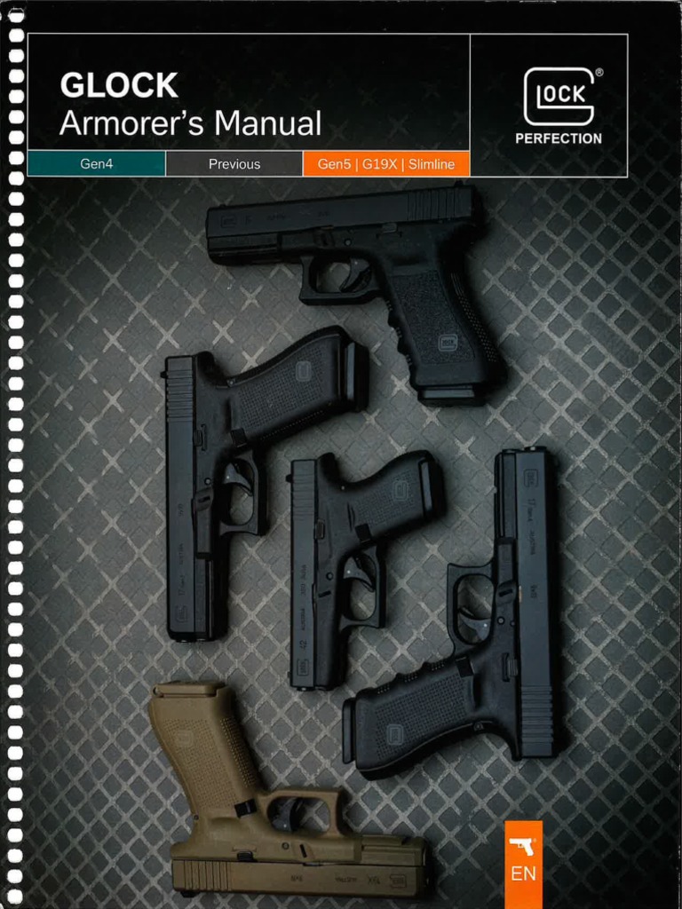 Glock Armorer's Manual Gen 15 2018 PDF Trigger (Firearms) Handgun