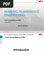 Numeric in Hydraulic Engineering: Finite Volume Method (FVM)