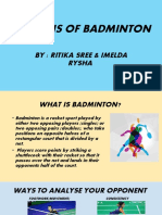 Analysis of Badminton