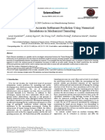 Active Learning For Accurate Settlement Prediction Using Numerical Simulations in Mechanized Tunneling