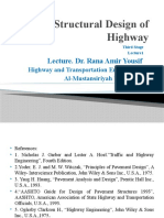 Structural Design of Highway: Lecture. Dr. Rana Amir Yousif