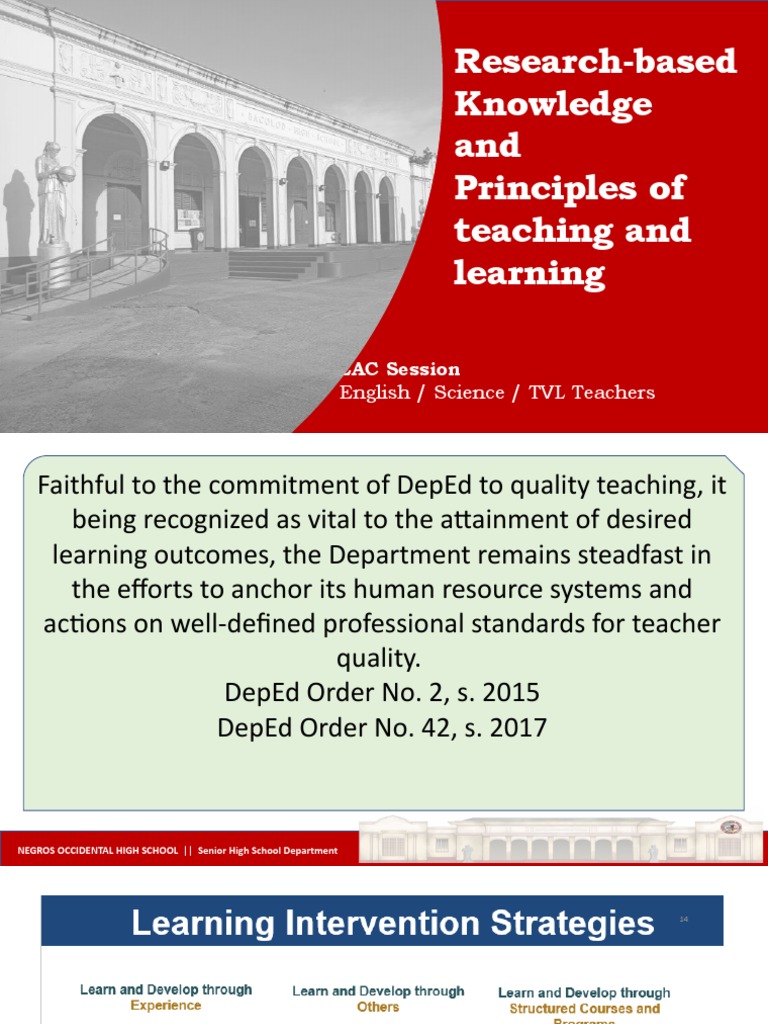 Teaching Principles and Learning Theories | PDF | Cognition | Behaviorism